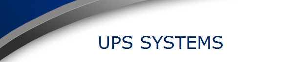 UPS SYSTEMS